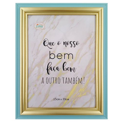 Porta Retrato Decorativo 15x20cm em Plástico Fu Xing