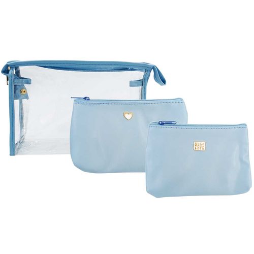 Kit Nécessaire 3 Peças em PVC Única