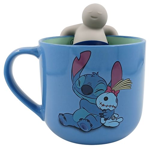 Caneca C/ Infusor Stitch 350ml em Cerâmica Zona Criativa