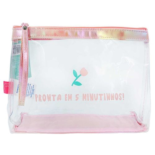Kit Nécessaire C/ Alça 2 peças em PVC Qualis