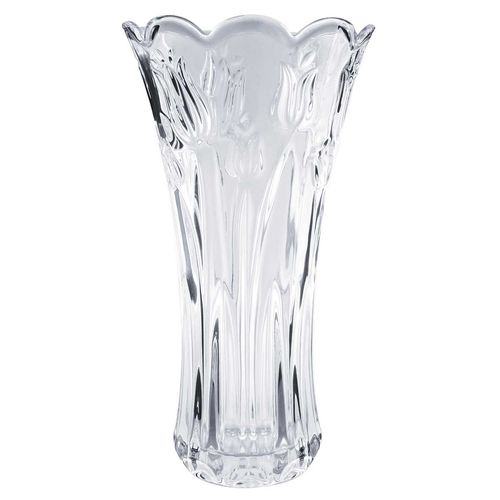 Vaso Flores Decorativo 23x12,5cm em Vidro Cascavel