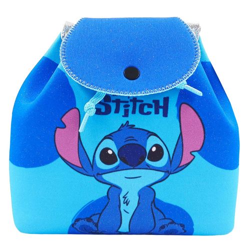 Mochila Stitch 18cm em Poliéster Taimes