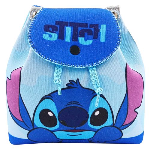Mochila Stitch 18cm em Poliéster Taimes
