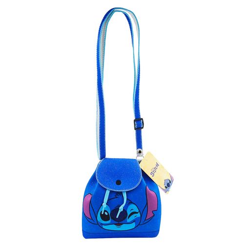 Mochila Stitch 18cm em Poliéster Taimes