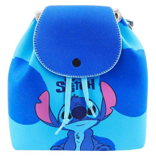 Mochila Stitch 22cm em Poliéster Taimes