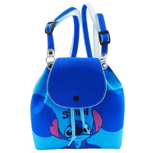 Mochila Stitch 22cm em Poliéster Taimes