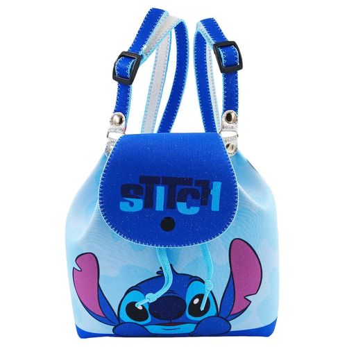 Mochila Stitch 22cm em Poliéster Taimes