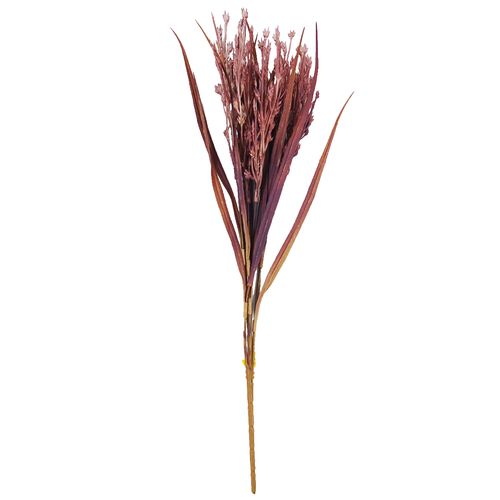 Buquê de Capim Trigo Artificial 42cm em Plástico Bella Garden