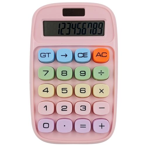 Calculadora de Mesa Color 10 Dígitos 9x14,5cm em Plástico Fu Xing