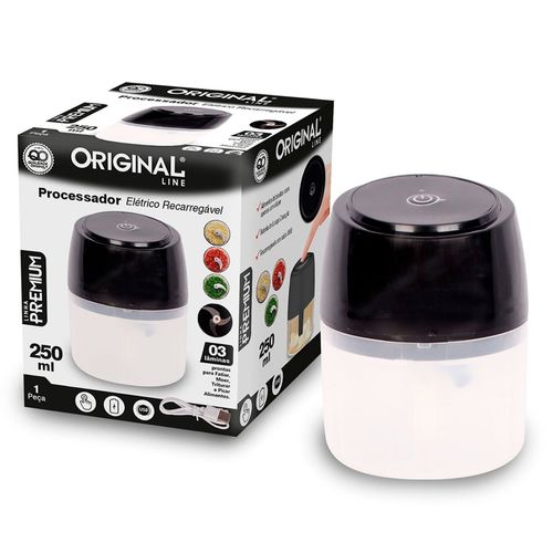 Processador de Alimentos Elétrico 250ml em Plástico Original Line