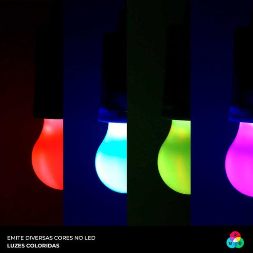 Luminária Lâmpada LED 5x15cm em Plástico Imporiente