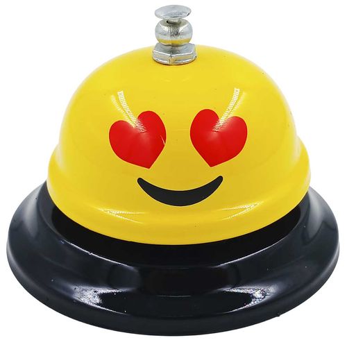 Sino de Mesa Smile 9cm em Metal Kehome