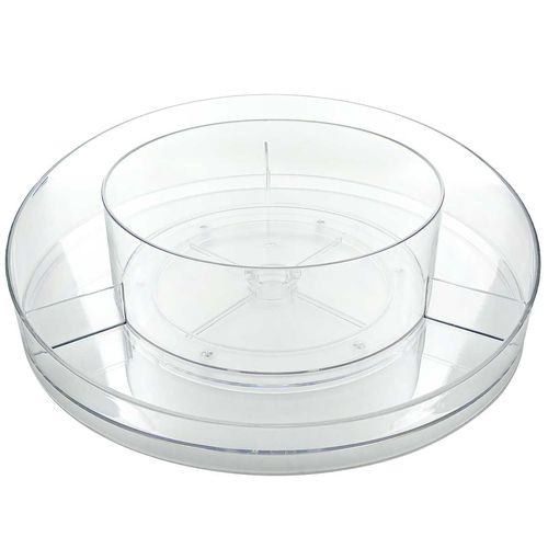 Organizador Giratório 24cm em Plástico BF Brasil