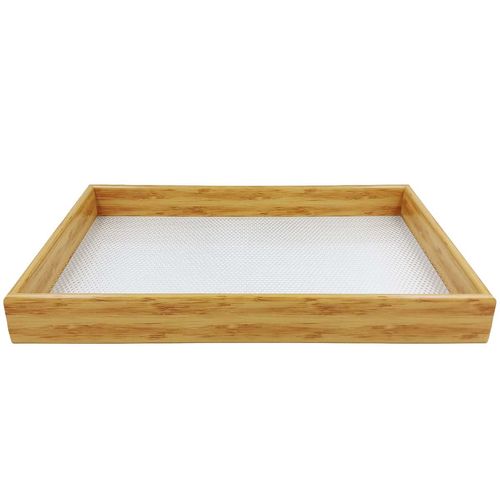 Bandeja Retangular Decorativa 39,5x26,5cm em Plástico Dcarte