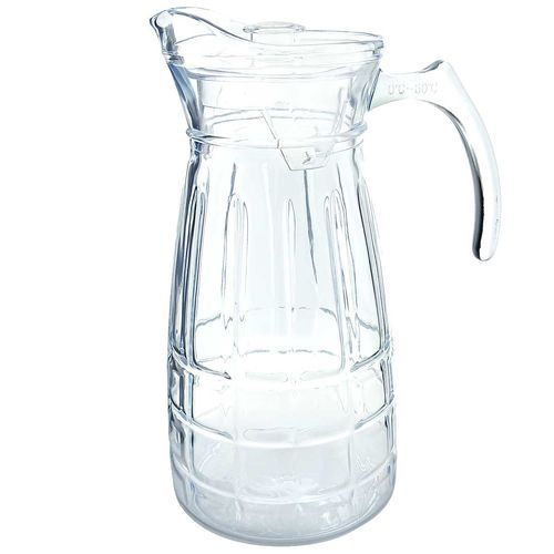 Jarra C/ Tampa Quadrys 1,7L em Vidro Wellmix