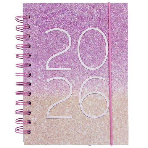 Agenda 2026 Glitter 13,7x19cm em Papel Dcarte