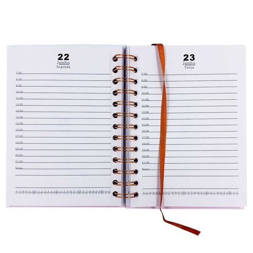 Agenda 2026 Borboleta 13,7x19cm em Papel Dcarte