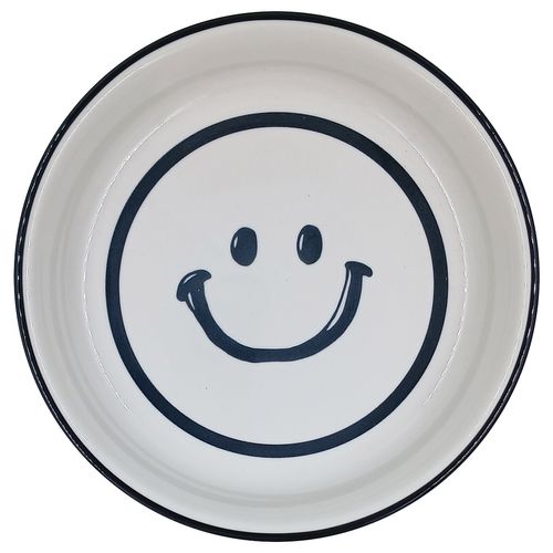 Prato Fundo Smile 20cm em Cerâmica Lila Cosméticos