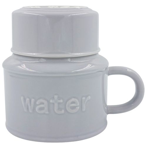 Moringa C/ Alça 12x10cm em Cerâmica Lila Cosméticos