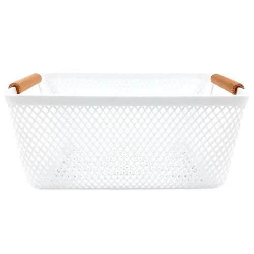 Cesto Organizador Retangular 27,5x18,5cm em Plástico Clink