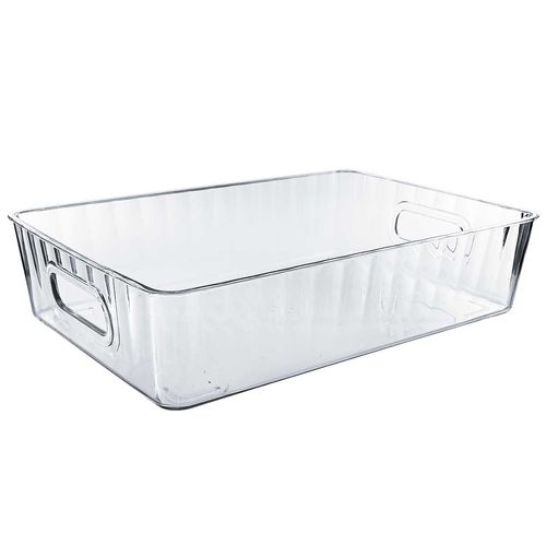 Caixa de Armazenamento Retangular 22x15cm em Plástico Monaliza