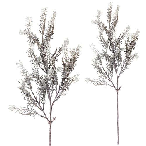 Haste Capim Envelhecido Decorativo 63cm em Plástico Bella Garden