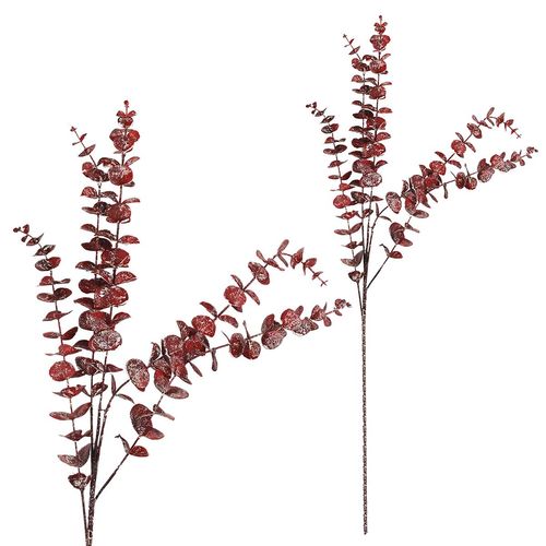 Haste Eucalipto Nevado Artificial 82cm em Plástico Bella Garden