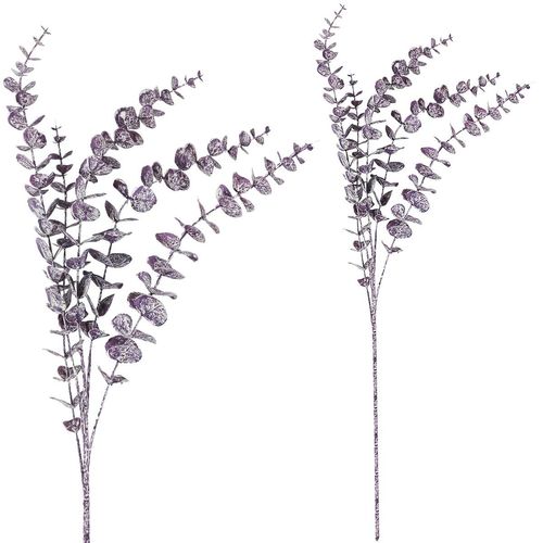 Haste Eucalipto Nevado Artificial 82cm em Plástico Bella Garden