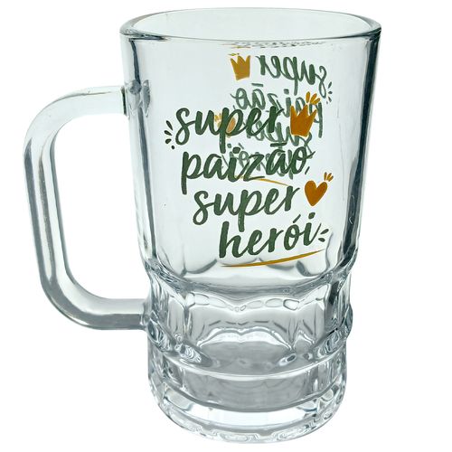 Caneca Super Paizão 320ml em Vidro Wincy