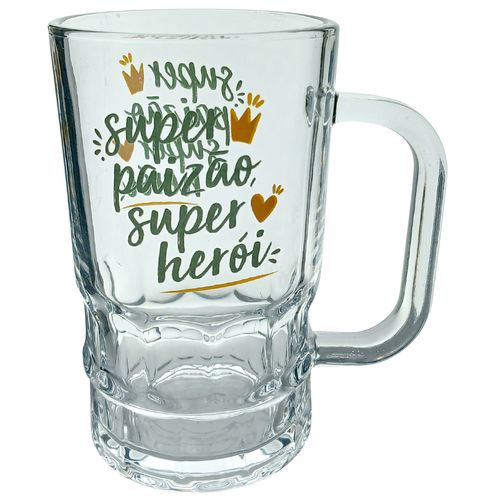 Caneca Super Paizão 320ml em Vidro Wincy