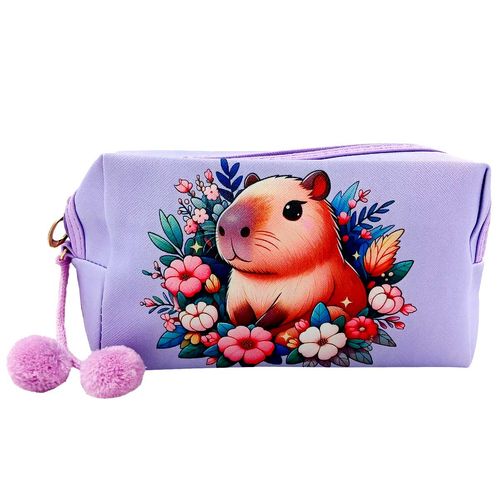 Nécessaire Capivara 17,5x9,5cm em PVC Interponte