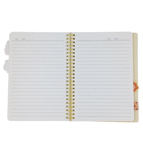 Caderno Capivara C/ Divisórias 16x21cm em Papel Michael Judi