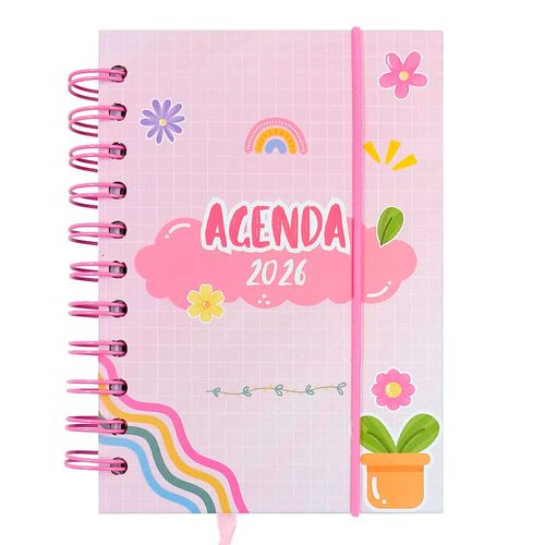 Agenda 2026 Bichinhos 10,7x15,7cm em Papel Livon
