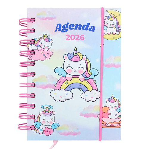Agenda 2026 Bichinhos 10,7x15,7cm em Papel Livon