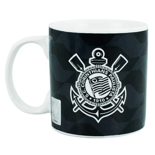 Caneca Corinthians 320ml em Porcelana Mileno