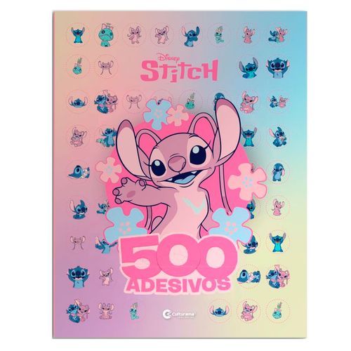 Livro 500 Adesivos Angel 21,5x27,5cm em Papel Culturama