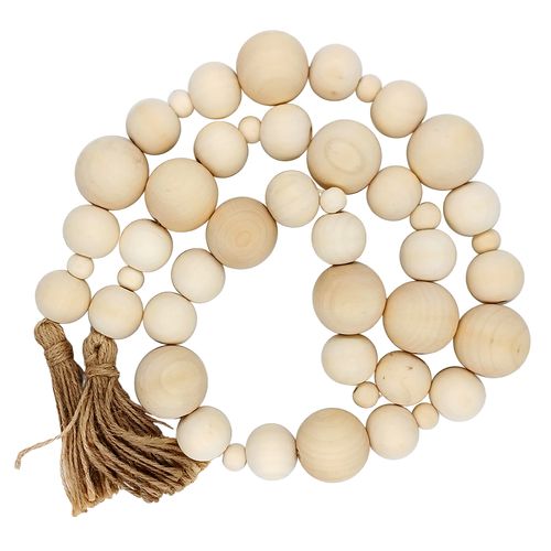 Colar de Mesa Decorativo 140cm em Madeira Livon