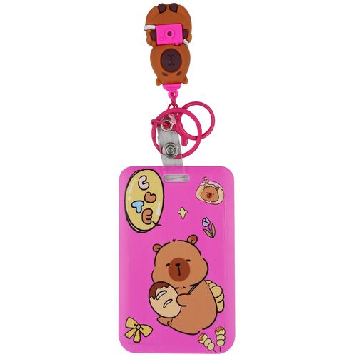 Porta Cartão Capivara 11cm em Plástico Interponte