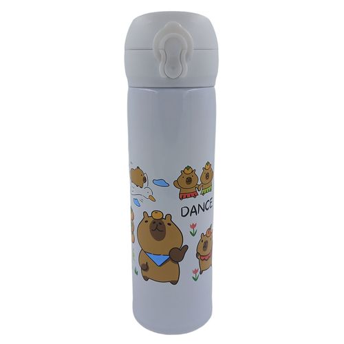 Garrafa Térmica Capivara 500ml em Aço Inox Golden Rio