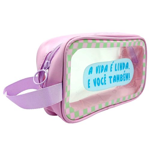 Nécessaire C/ Alça 24x14cm em PVC Qualis