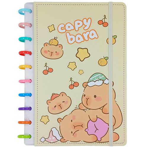 Caderno Discos Capivara 21x14cm 80 Folhas em Papel Michael Judi