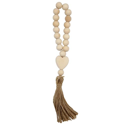 Colar de Mesa Decorativo 27cm em Madeira Livon
