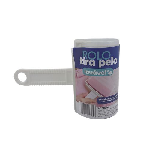 Rolo Tira Pelo Lavável 18cm em Plástico Top Útil