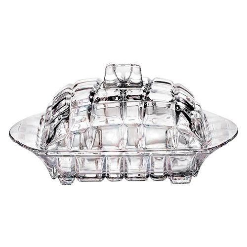 Manteigueira Romance 17cm em Vidro Hauskraft