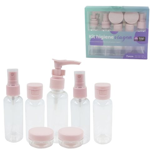 Kit Viagem 7 Peças em Plástico Top Útil