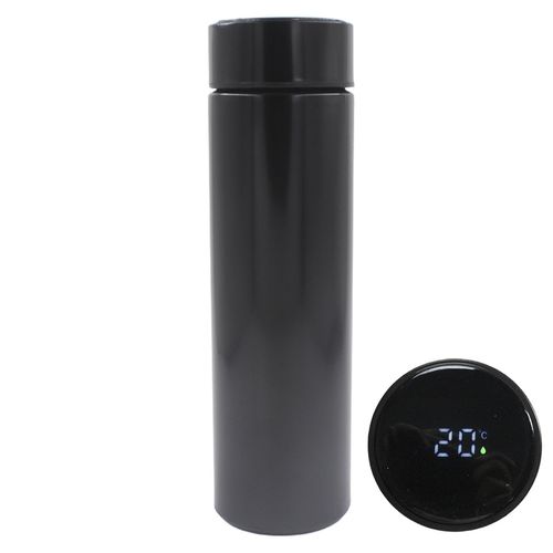 Garrafa Térmica C/ Termômetro 500ml em Aço Inox Golden Rio