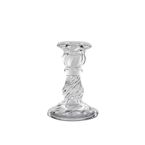 Castiçal Decorativo 10x7cm em Vidro Megagift