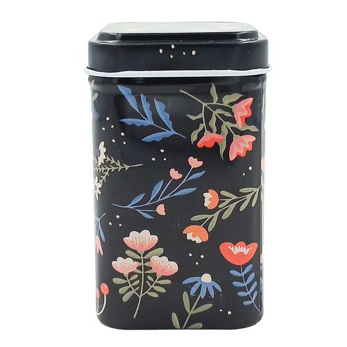 Lata Estampada P/ Armazenamento 7x4cm em Metal Livon
