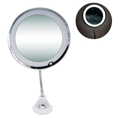 Espelho de Parede C/ LED 41,5cm em Plástico Moment