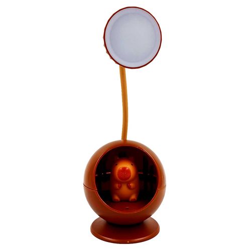 Luminária de Mesa Capivara LED 27cm em Plástico Interponte